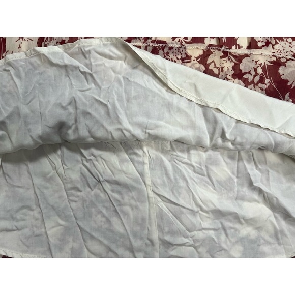 By Together Dress Burgundy Floral Flowy Large Mini - Picture 12 of 16